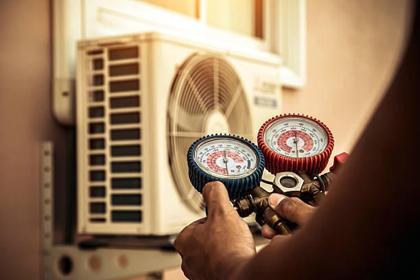 Professional Air Conditioning Service technician working in Quincy, WA